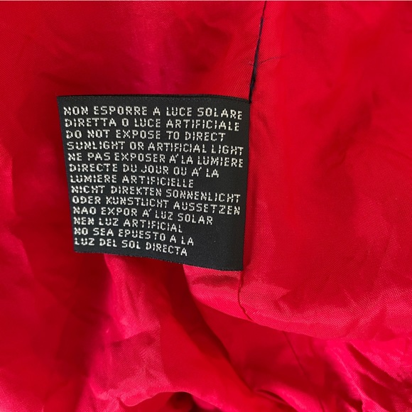 Paul & Shark Yachting Red Silk Bomber Jacket Size L - Picture 15 of 15